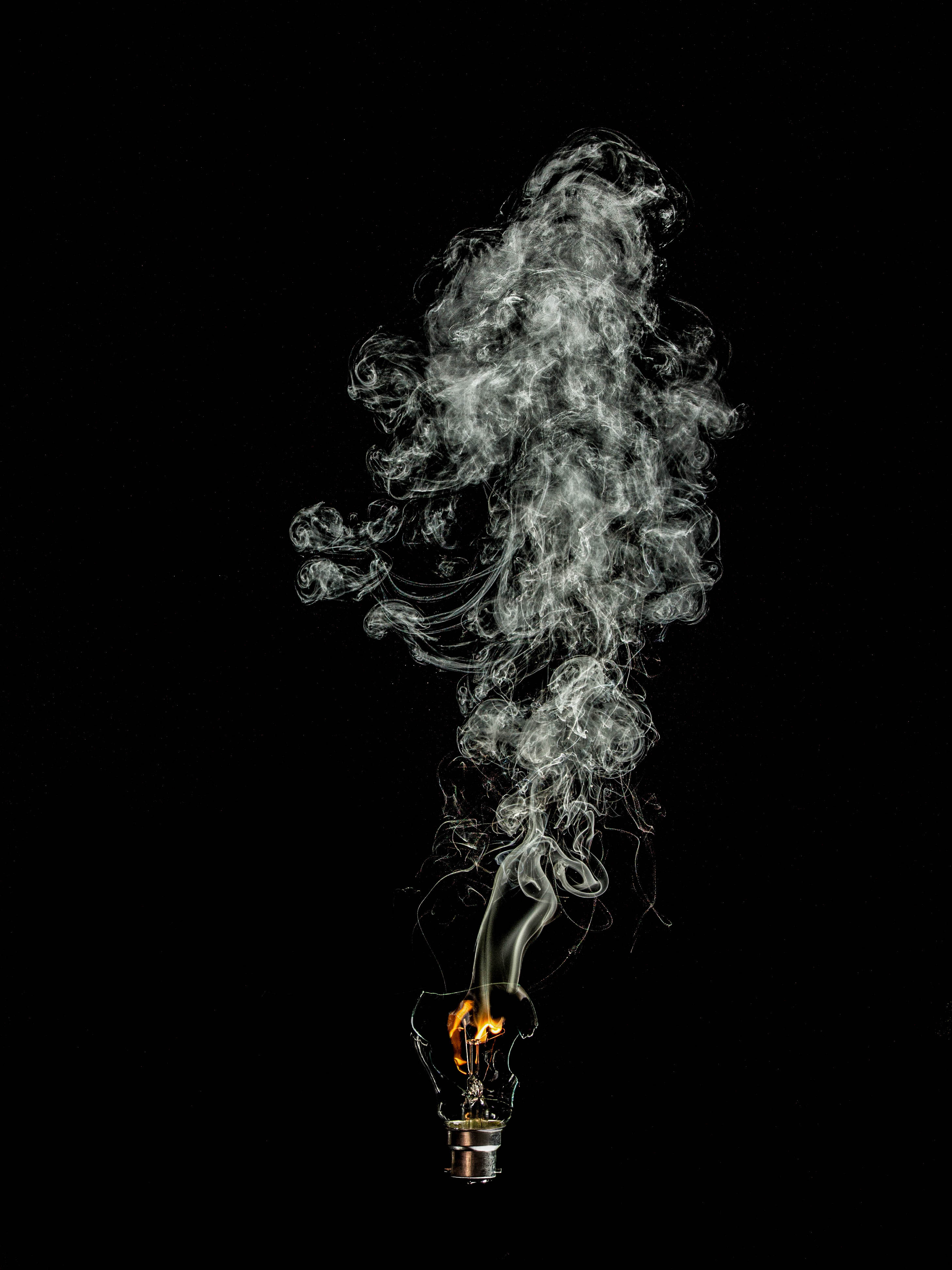Image Lightbulb Smoke